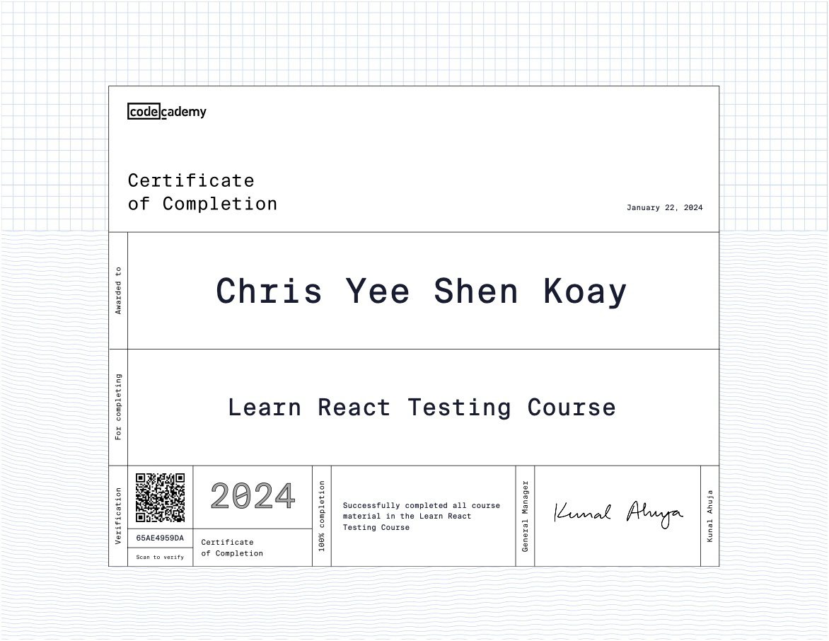 React Testing